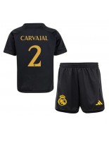 Real Madrid Daniel Carvajal #2 Kolmaspaita Lasten 2023-24 Lyhythihainen (+ shortsit)